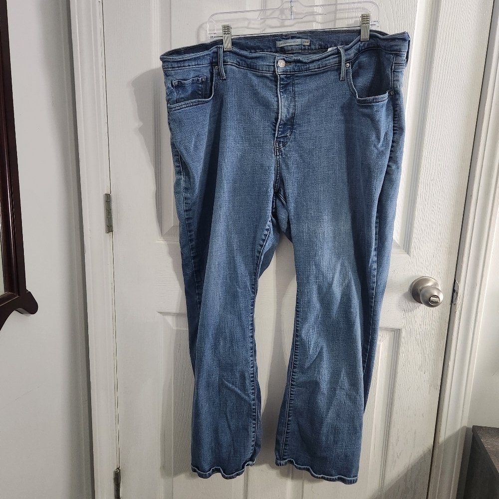 Levi strauss 315 shaping bootcut soft denim size High Waisted 24W - Picture 2 of 9